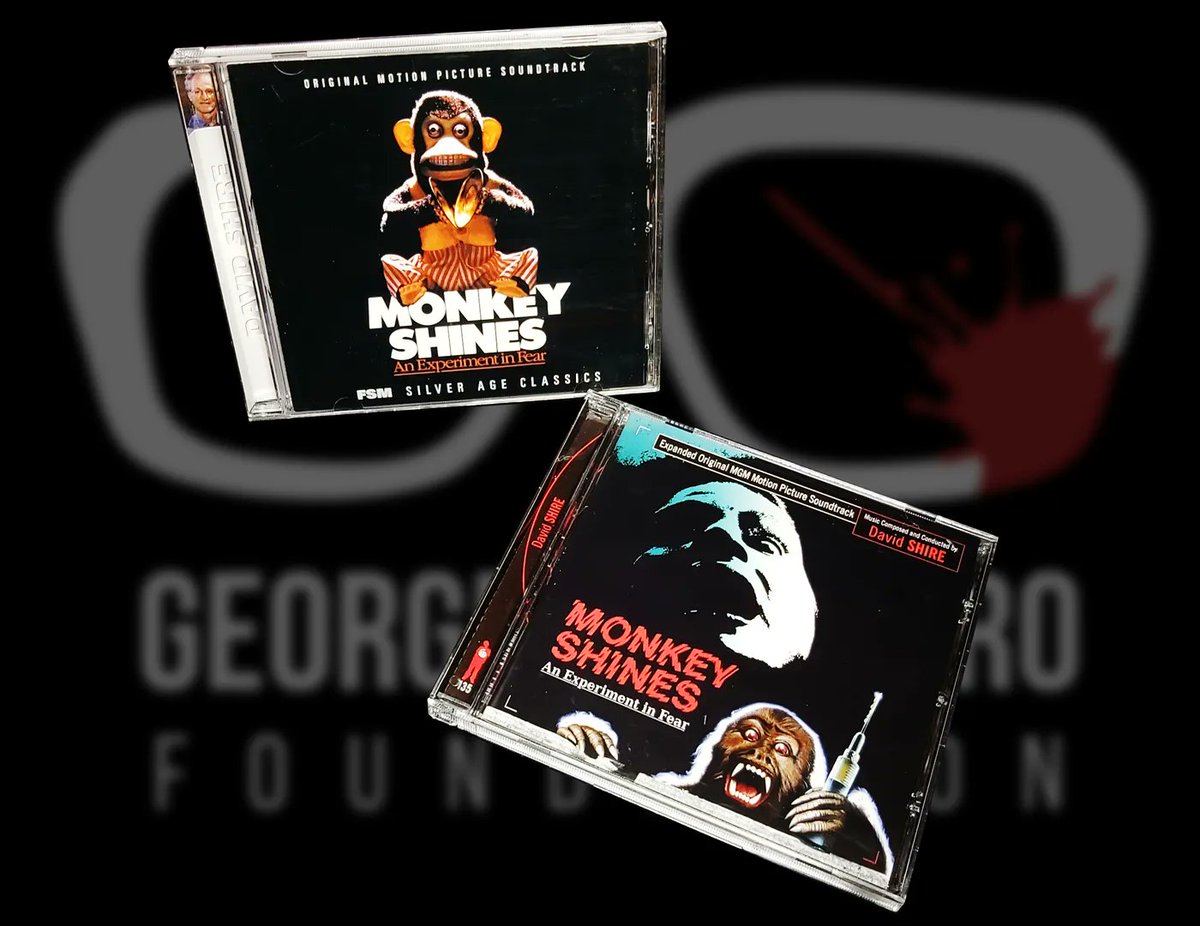 theGARFofficial's tweet photo. #DavidShire recorded his score for George's film #MonkeyShines in May, 1988. With a 60-piece orchestra, Shire composed a score of terror, suspense and delicate beauty.
The #soundtrack has been released on CD twice, in 2001 by #FilmScoreMonthly and #MusicBoxRecords in 2018. https://t.co/KRD0XkogMN