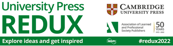 MDPIOpenAccess's tweet photo. MDPI is proud to sponsor the 4th ALPSP University Press Redux 2022 which will take place virtually in partnership with Cambridge University Press.

Learn more here: https://t.co/JFYXI3caEn https://t.co/hytoASQRHU