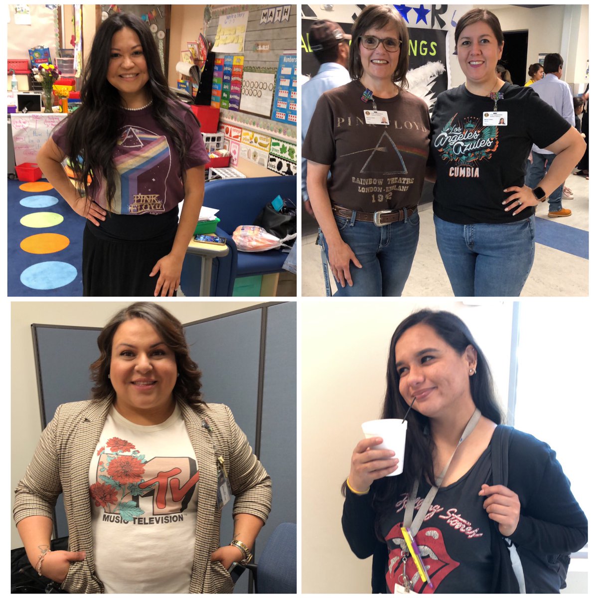 Laura_TMedina's tweet photo. Mental Health Awareness week: coping strategy: Listen to music. Wear your favorite music group t-shirt. @SurrattCubs #clintisdheartfirst @DLuevanos_CISD @BAILONANGELICAM https://t.co/DMugQuyXws