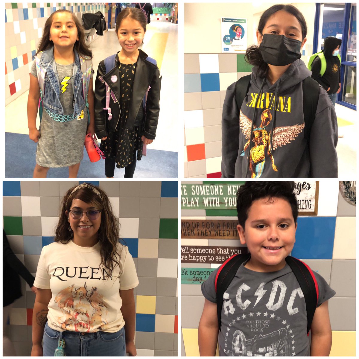 Laura_TMedina's tweet photo. Mental Health Awareness week: coping strategy: Listen to music. Wear your favorite music group t-shirt. @SurrattCubs #clintisdheartfirst @DLuevanos_CISD @BAILONANGELICAM https://t.co/DMugQuyXws
