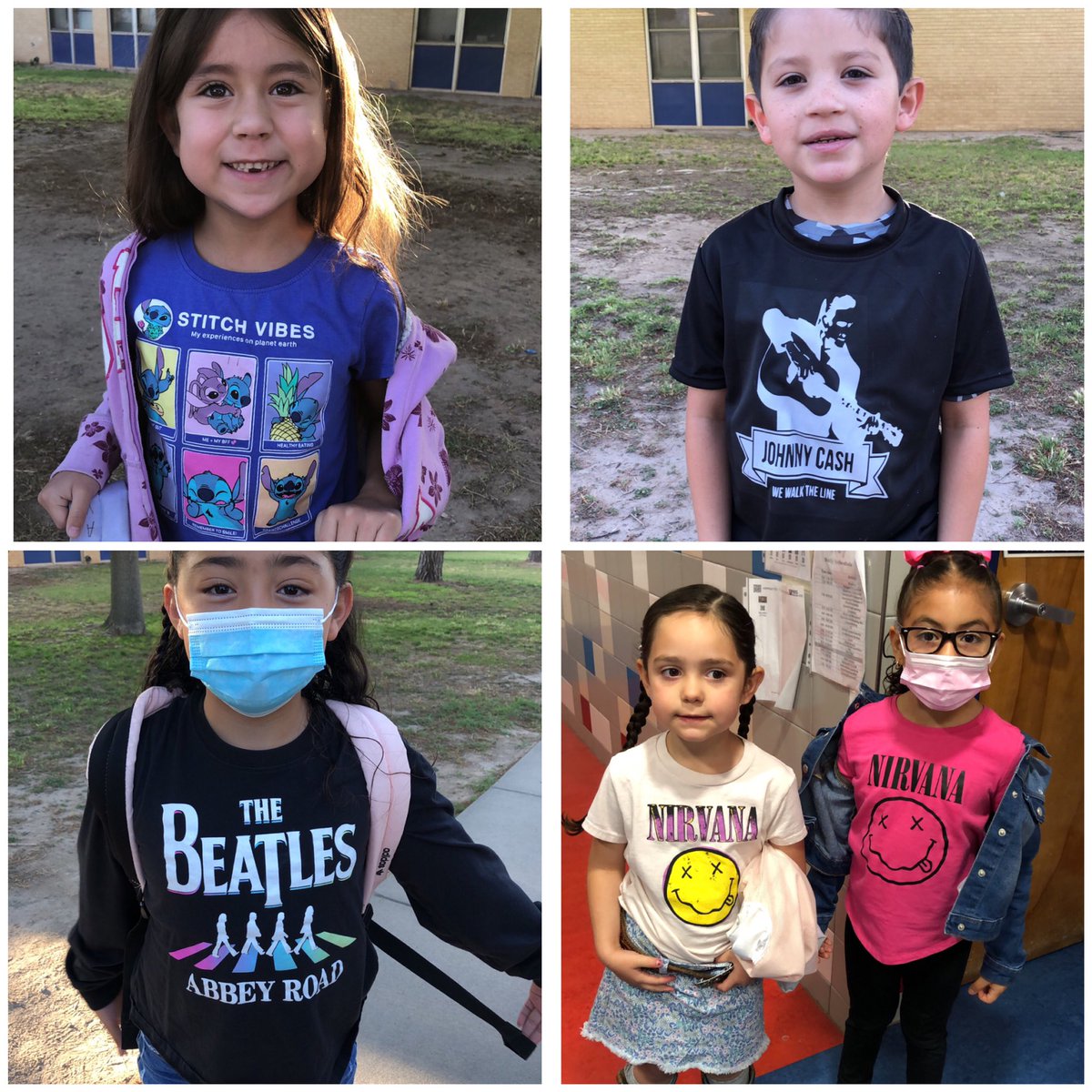 Laura_TMedina's tweet photo. Mental Health Awareness week: coping strategy: Listen to music. Wear your favorite music group t-shirt. @SurrattCubs #clintisdheartfirst @DLuevanos_CISD @BAILONANGELICAM https://t.co/DMugQuyXws