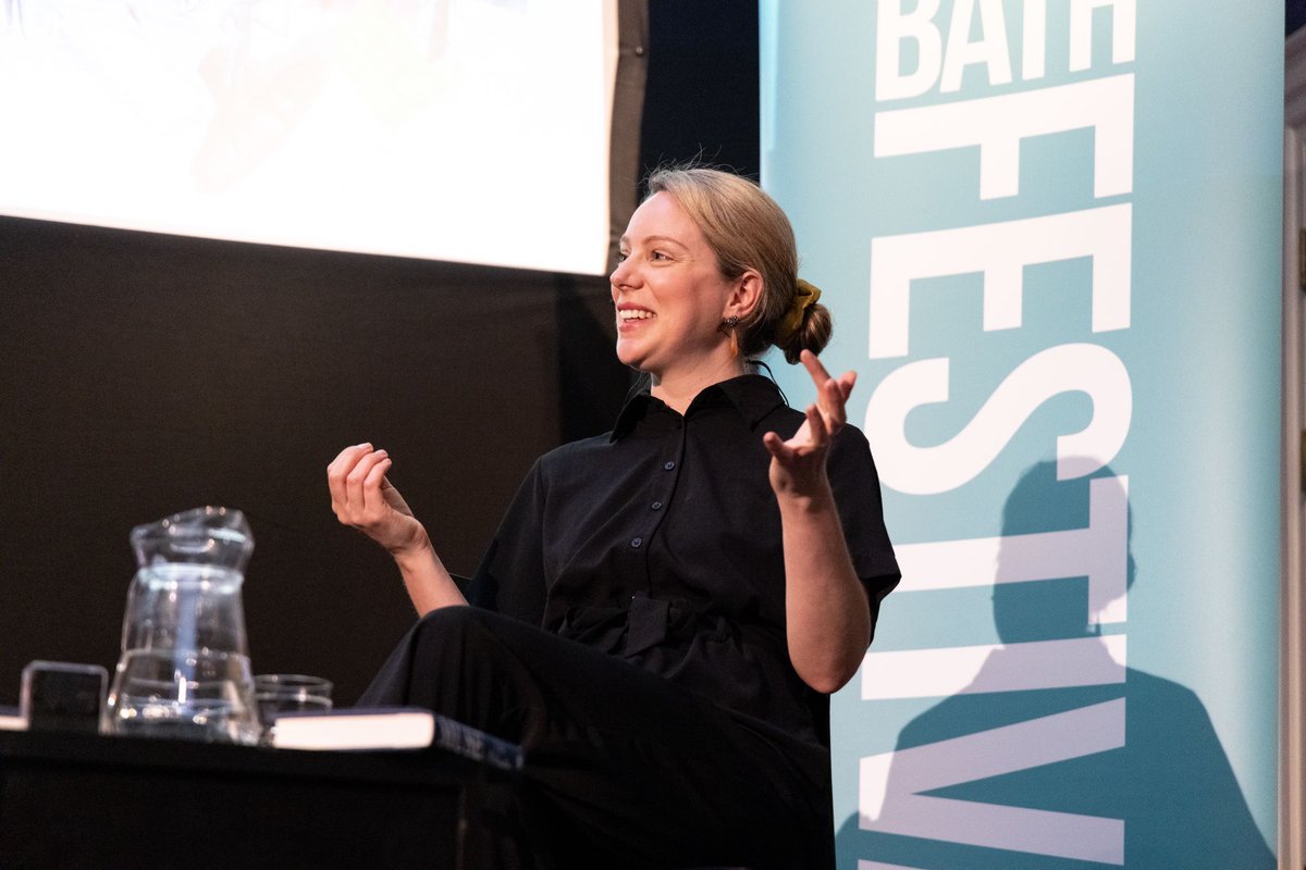 BathLitFest's tweet photo. Surrounded by historic paintings in @holburnemuseumbath's Portrait Gallery, we were inspired by @ruth_millington and Chris Stephen's discussion surrounding her first (but not the last!) book Muse 📖

📸 Dan Martin
#TheBathFestival #LiveEventsAreBack #books #art #muse #inspiration https://t.co/NRRDlU65pd
