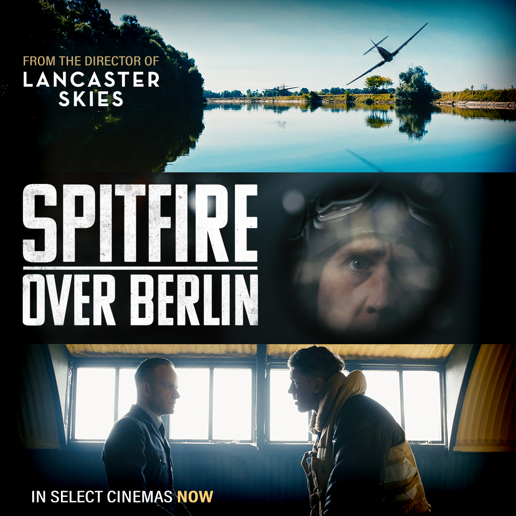 Spitfire Over Berlin is OUT NOW in select UK cinemas!
Find your closest screening at spitfireoverberlin.co.uk

In this thrilling World War II story, flight lieutenant Edward Barnes must journey to hell and back, alone and unarmed over the skies of Berlin, to save over 1,000 lives.