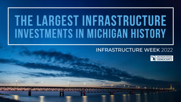 StateCarter's tweet photo. It’s Infrastructure Week! 🚧 This week, we get to celebrate all of the strides lawmakers have made to make sure Michigan’s roads, bridges, parks, waterways, and high-speed internet needs are met. #InfrastructureWeek2022 https://t.co/UvUHjNJHDG