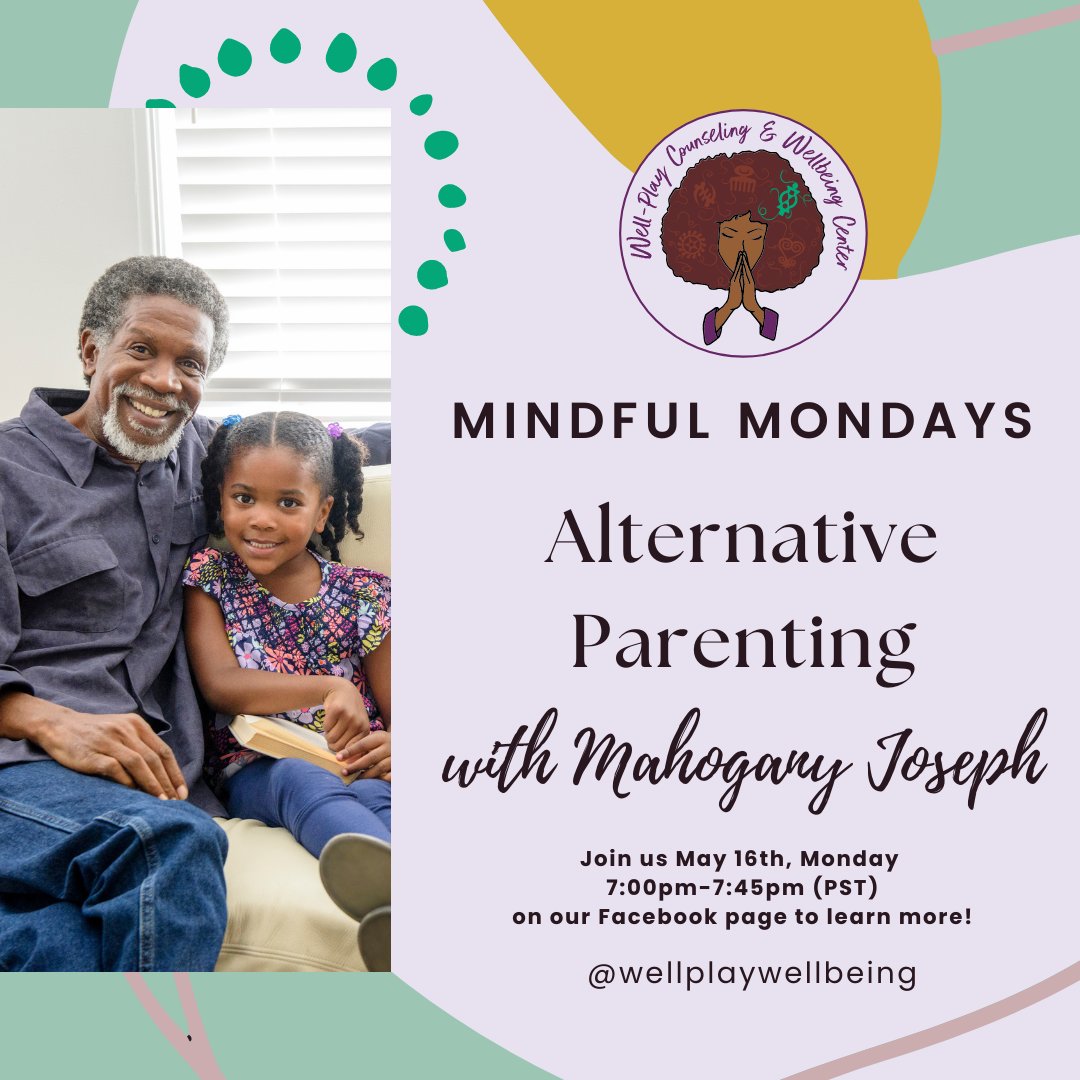 WellPlayInc's tweet photo. Join us live tonight! @ 7:00pm-7:45pm
https://t.co/wU1EvOYJJx
#mindfulmondays #alternativeparenting
#wellplaywellbeing #wellplay #wellbeing #wellplaycounseling #wellbeingcenter https://t.co/DgDYes9b75