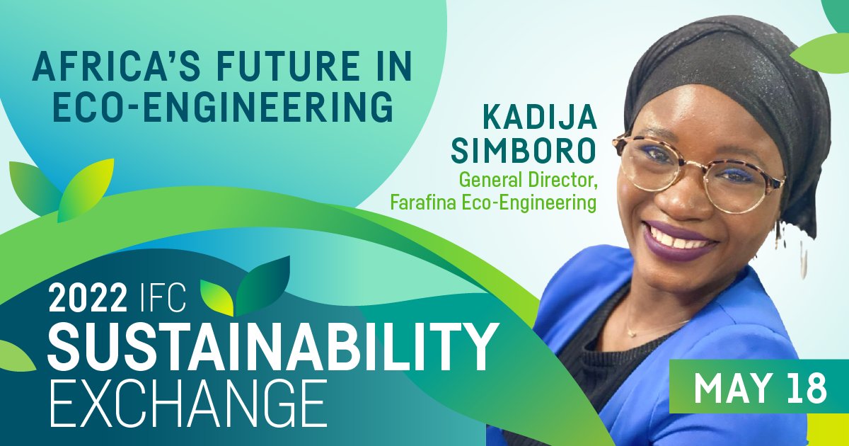 Join <a href="/NKanouba/">Kadija  SIMBORO</a> to discuss rural empowerment through innovative eco-engineering in #BurkinaFaso 🇧🇫 and beyond. RSVP ➡️ wrld.bg/5ZyV50J86k1
#IFCinfrastructure #SustainableFinance #SDGs