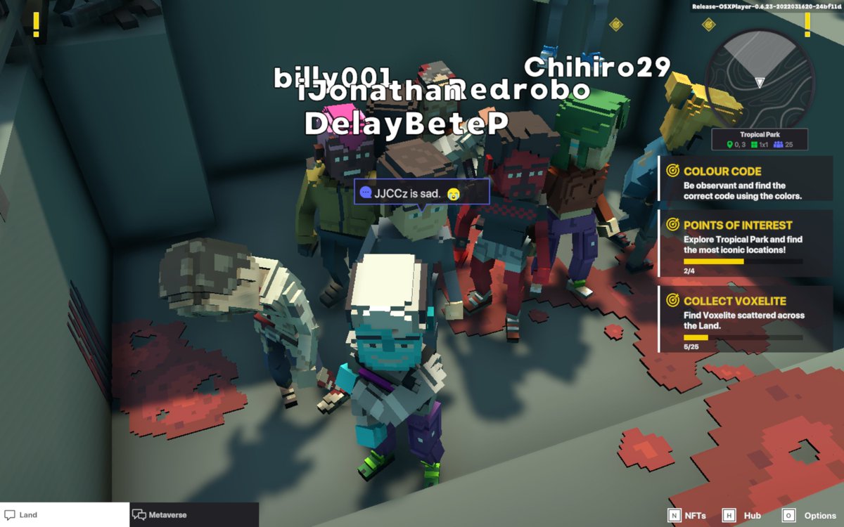 SamSmale3's tweet photo. @TheSandboxGame 🧟🧟‍♀️🧟‍♂️🧟‍♂️ https://t.co/BODceutvgX