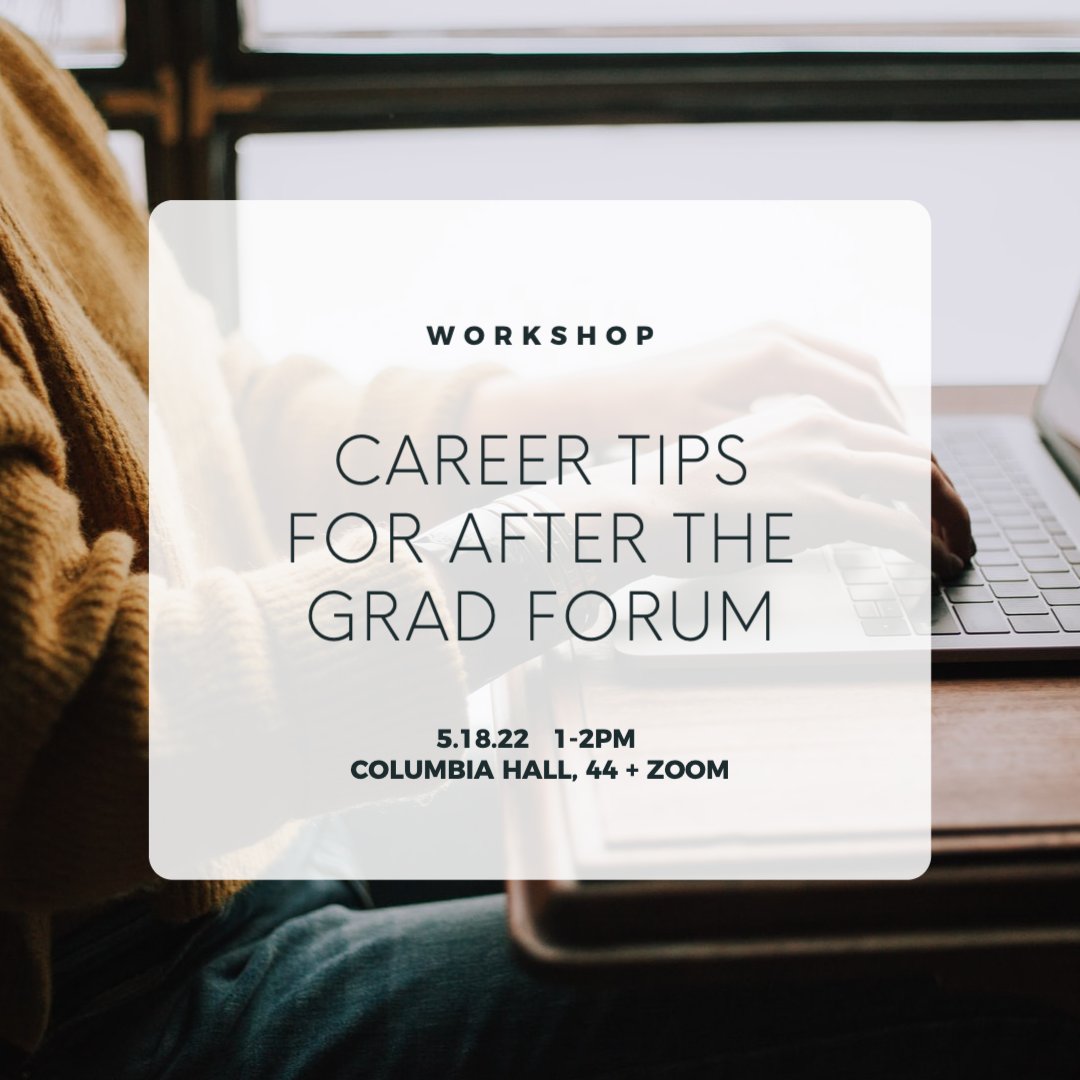 uogradschool's tweet photo. Need advice on how to follow up after the Grad Forum? Join our free workshop on 5/18 from 1-2pm in Columbia 44 or Zoom. Register today: https://t.co/TQnAOwaMvJ
#UOGrad #UOResearchforum #research #careerprep #gradstudents #goducks #eugeneoregon https://t.co/QnrvSMmquB