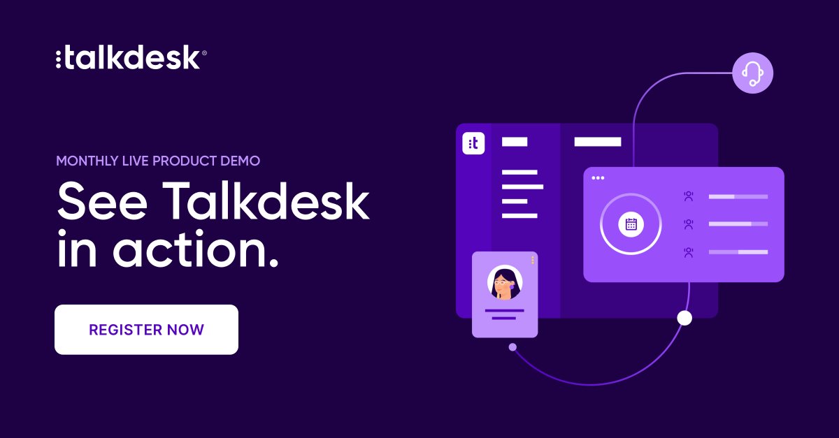 Build an improved and more efficient #contactcenter using Talkdesk CX Cloud. ☁️ Attend our live session and Q&A on the solution this Thursday! Register here: bit.ly/3A3Nuq0 #CX #cloud