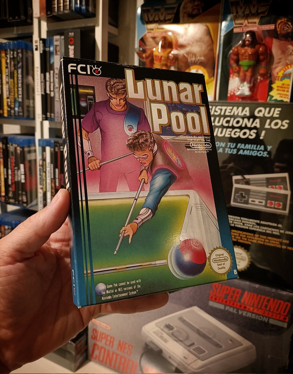 VictorBros3's tweet photo. #LunarPool ... Os gusta el billar ? Todo juego tiene su oportunidad, y este con sus 60 niveles os hará pasar un buen rato de entretenimiento, hasta su portada es más bonita que títulos de mayor peso.
#Nes #Nintendo #RetroGames https://t.co/Zt05QjN3xc