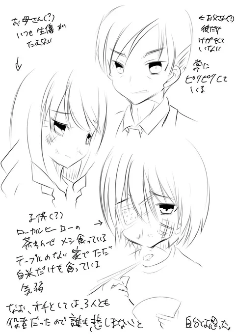 中2のとき肉筆同人誌が流行っててやったやつだけど我ながらひどいと思った。シュール系のギャグはいないなと思って。 