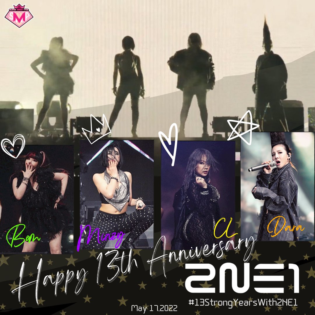 SuperMinzyPos's tweet photo. To our Legendary Kpop Queens Minzy, CL, Dara &amp; Bom,Happy 13th Anniversary!
We love you 2NE1 Always and FourEver! NOLZA! 💜🧡💛💚 🤗

#13StrongYearsWith2NE1

@mingkki21 @chaelinCL @krungy21 @haroobomkum 
#Minzy #dara #cl #bom #공민지 #씨엘 #봄 #박산다라 #Blackjack #2ne1Fourever https://t.co/8UFkM4VeJR