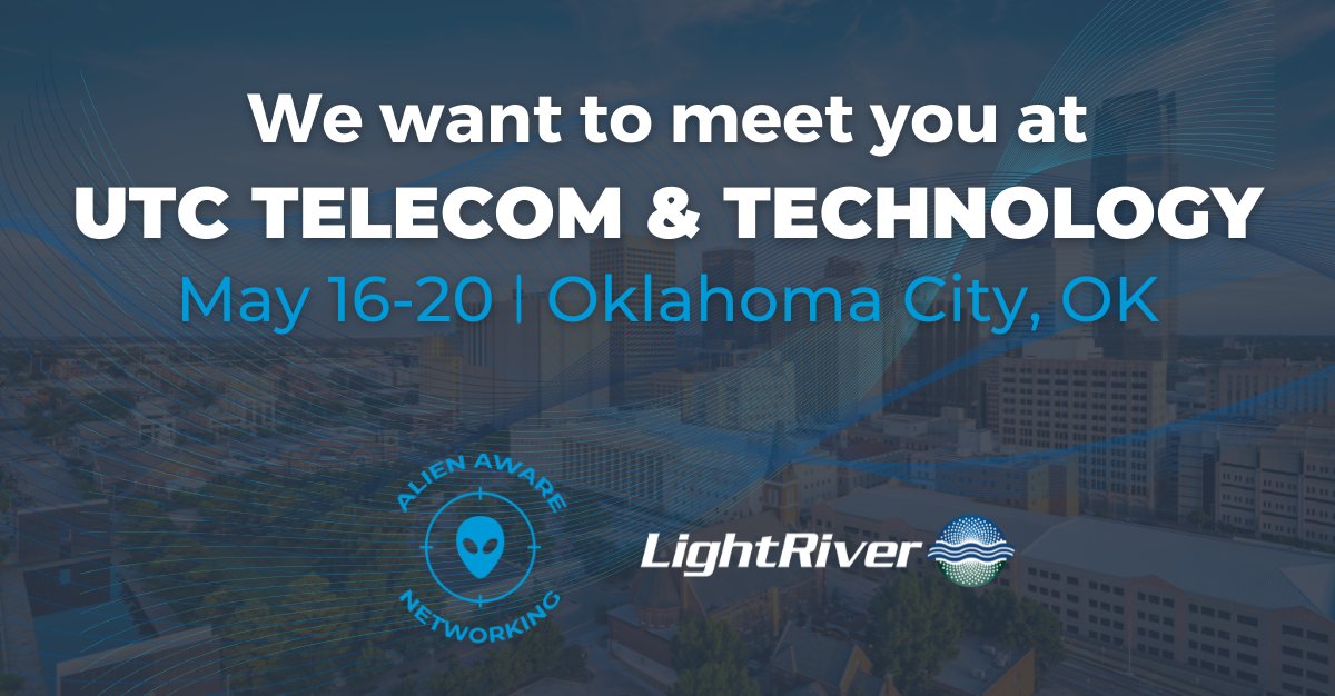LightRiver_Co's tweet photo. We're in #OKC for #UTC #Telecom &amp; #Tech! Be sure to stop by and talk with our LightRiver team today! https://t.co/BwmzcyaGTO https://t.co/ADJGEXsUsw