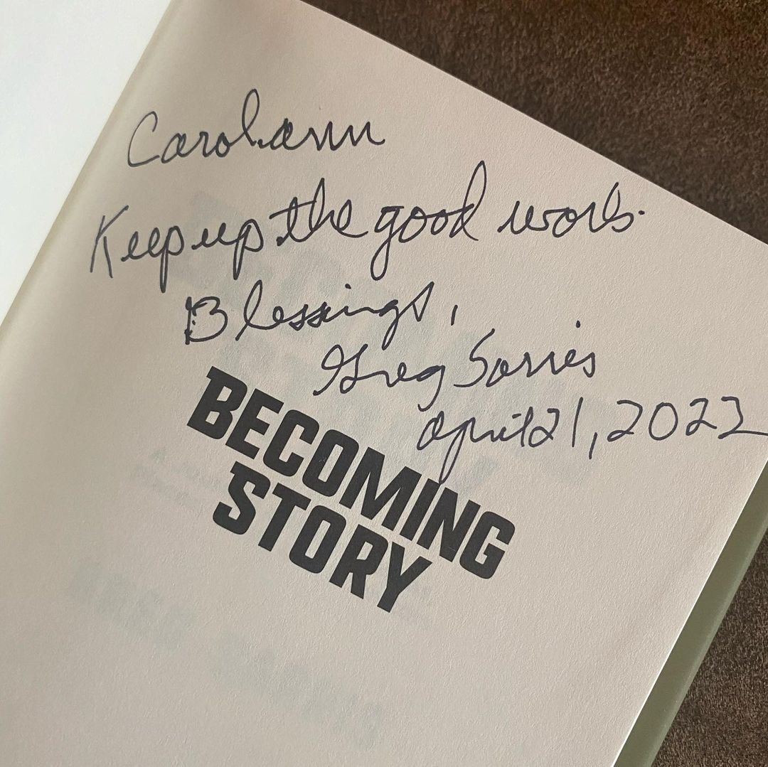 I love seeing #BecomingStory in the hands of readers! Thank you to @indigbookclub for sharing these on Instagram.
If you've been reading Becoming Story, be sure to tag me in your photos so I can see them!