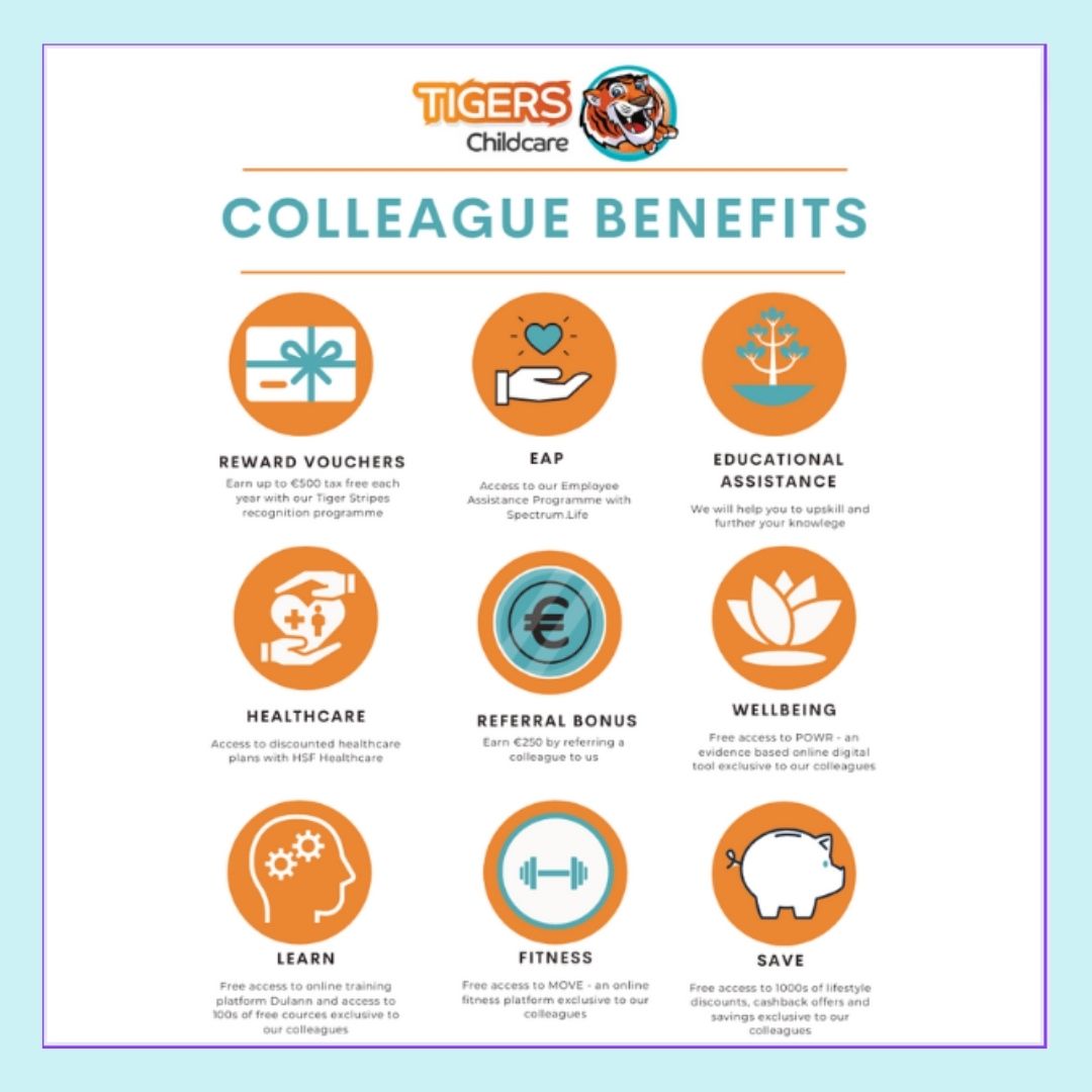 📢WE ARE HIRING IN LEOPARDSTOWN📢

We are looking for Aim Support Workers, Room Leaders and Early Years Educators.
If you or if you know anyone interested in these positions send your Cover Letter and CV to jobs@tigerschildcare.com
#jobsdublin #D18jobs  #jobfairy #childcarejobs