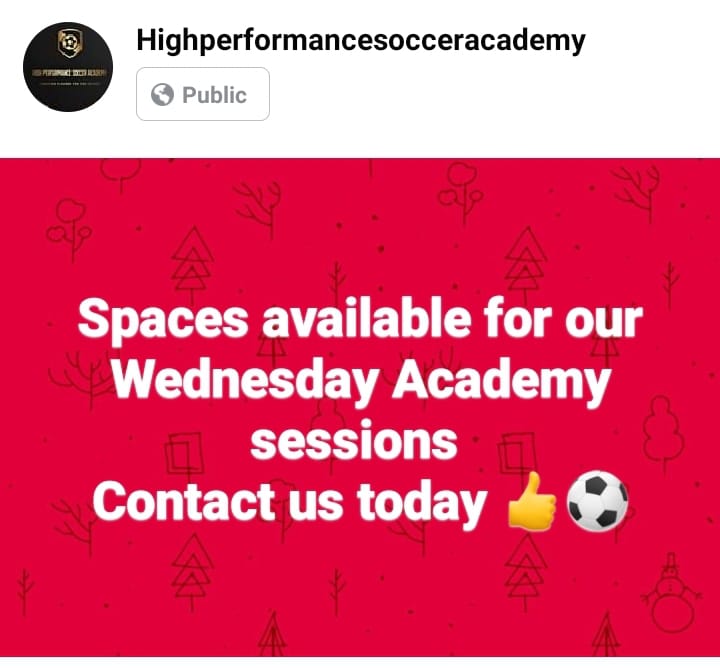Contact us 
highperformancesoccer.ie