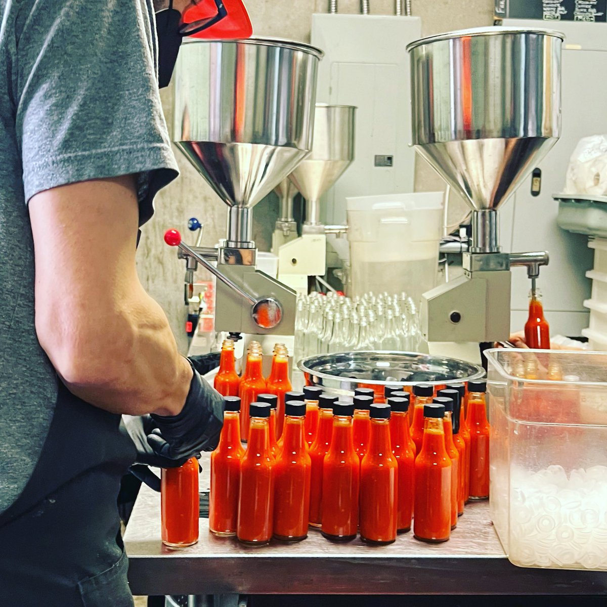 The online store is restocked! New &amp; improved recipe available at scarletfirehotsauce.com 🔥
