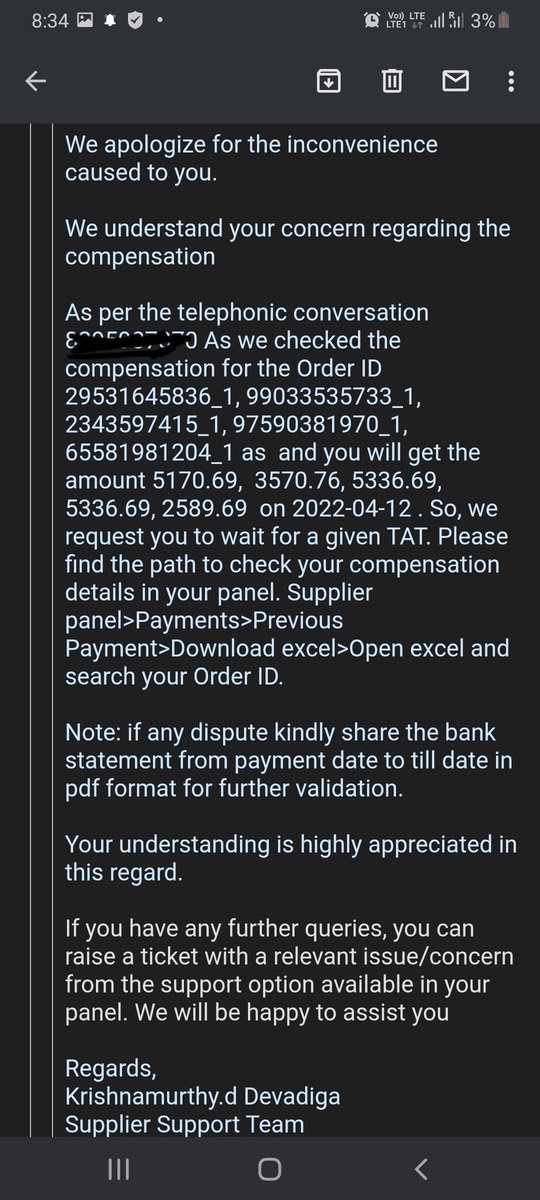 neershakti's tweet photo. @meesho_support You have send this mail.from last 5 months you are sending same reply.but payment not credit in account. https://t.co/f9KthniG3J