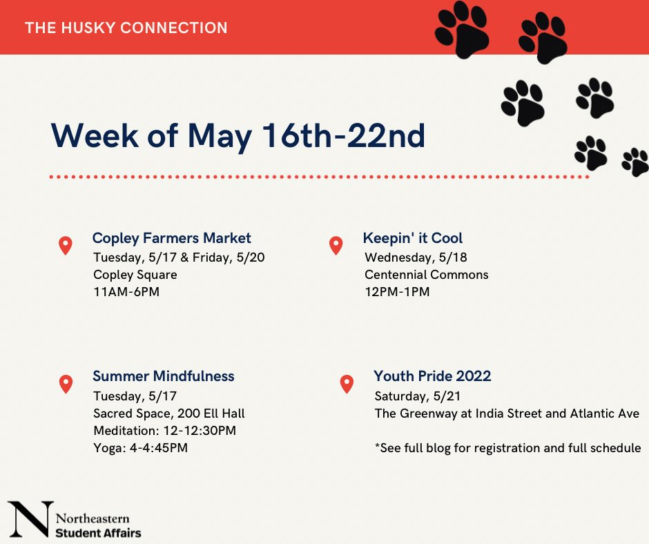 Summester is here and so is your Husky Connection! Don’t forget to check out the full Husky Connection Blog linked in our bio for more details.