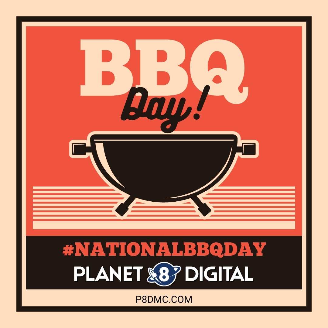 Planet8Digital's tweet photo. We can definitly get behind this national day - it's National BBQ Day. If only it fell on a weekend... who are we kidding, we'll be out there on the grill anyway!!

#nationalbbqday #digitalagency #planet8digital #mondaymotivation https://t.co/FP0j0EW2JZ