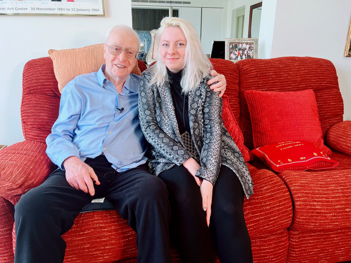 SarahAppleton_'s tweet photo. Filmed a living legend today for the @BFI with @vic_pratt &amp; Doug. Michael Caine for Get Carter. - I have been permitted to post this 😊 🎥 https://t.co/cx0nxqr59v