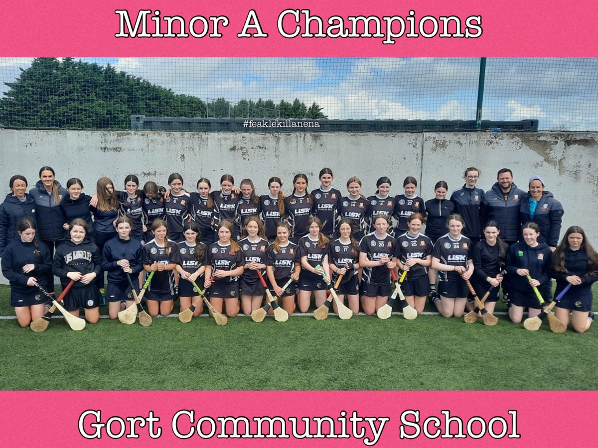 Congratulations to Club girls Bronagh Brady and Emma Linnane part of the Gort Community School Minor A team who won their Colleges final today!! 💪🏼 #feaklekillanena #schoolsandcolleges #camogie