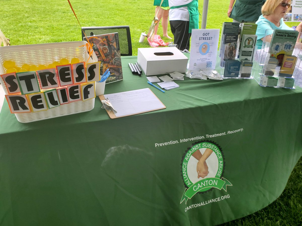 CantonAlliance's tweet photo. The weekend is over &amp; we hope it was relaxing. At #CantonFest we asked community members of all ages how they unwind. Remember that there are ways to chill that do not involve substances! 😎 https://t.co/WqXiV9Drqg