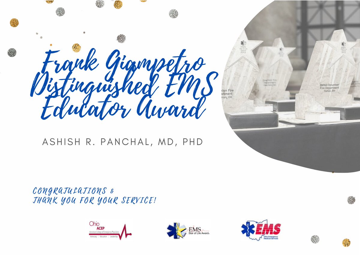 Ohio_EMS's tweet photo. The Division of EMS, the State Board of Emergency Medical, Fire, and Transportation Services, and the Ohio ACEP will join forces on May 18 to host the EMS Star of Life Awards ceremony after a two-year hiatus due to the COVID-19 pandemic. https://t.co/zHwjDmfPc0