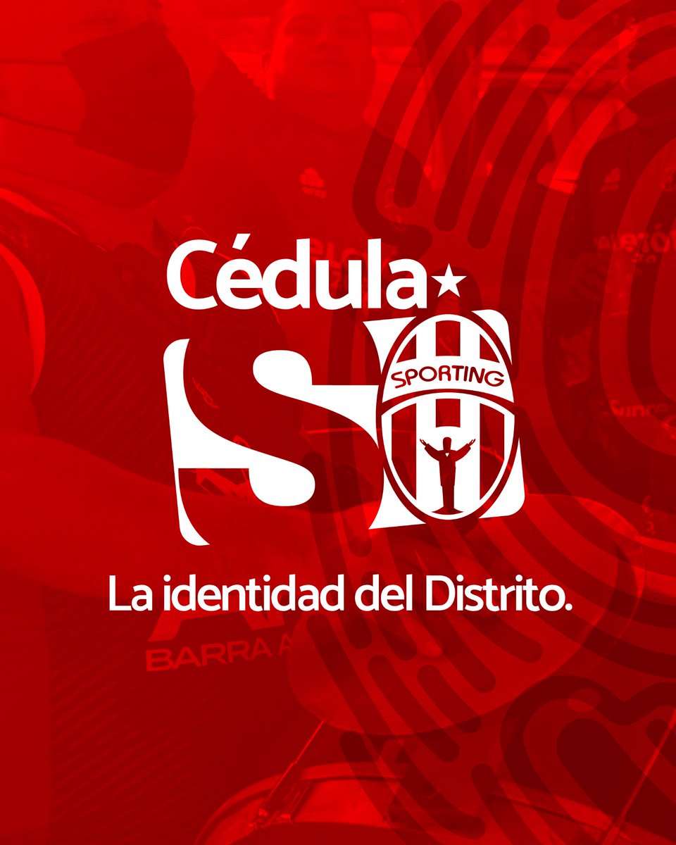 sportingsmfc's tweet photo. Este sábado 21 de Mayo llega 🔴#LaIdentidadDelDistrito⚫️
Te esperamos en @LosAndesMall
#CedulaS https://t.co/40Ziztby06