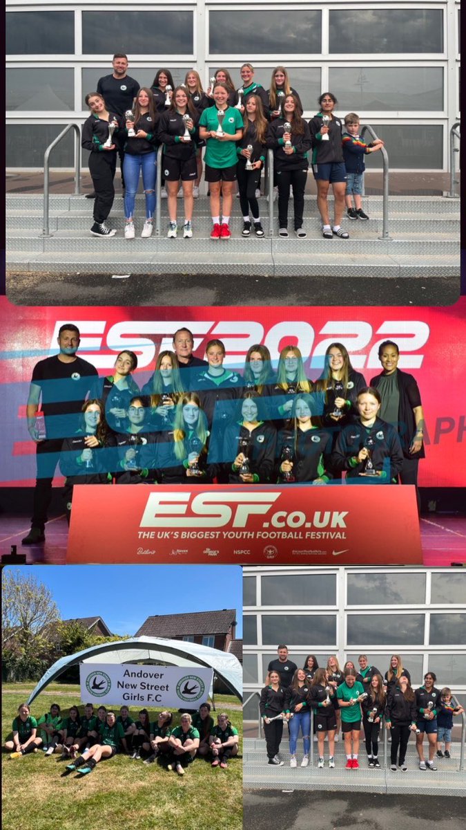 EvieMurphy015's tweet photo. An amazing experience away with the girls, runners up @ESF_Football 
Best team, staying strong together!!  
@ANSYFCGirlsU16s 💚🖤 https://t.co/e5Q6xuou8X