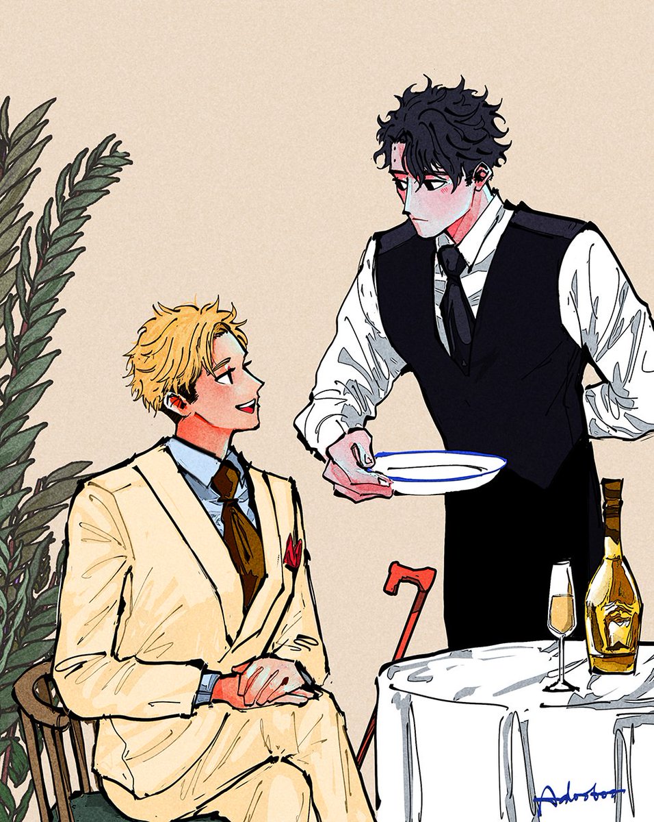 adooble_'s tweet photo. "im on a date with the waiter"
#sakuatsu https://t.co/t23f2UXJHW