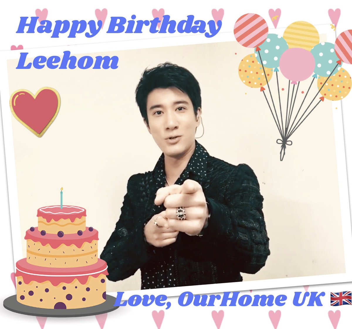 OurHomeUK's tweet photo. Happy Birthday Leehom! 🎂 Wishing you lots of love, music and peace ❤️🎼✌️ We will always support you and hope to see you very soon! 😘 #happybirthdayleehom #wangleehom #leehom https://t.co/1TjnQBiyUE
