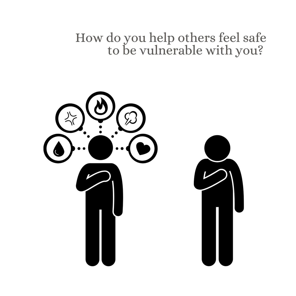NarrativeMethod's tweet photo. Helping the people around us feel safe to share is a beautiful gift we can all give. So how do you let other people know it is okay to be vulnerable with you? https://t.co/bsKMolCwE4
