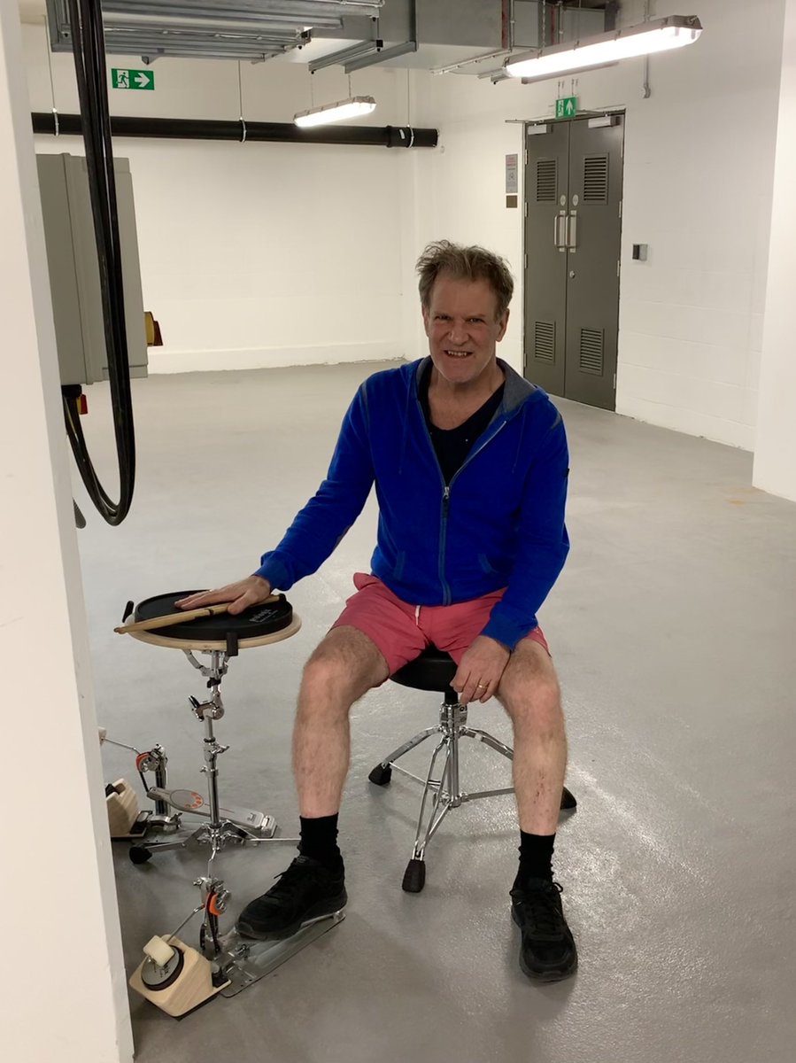 Basement car park intensified warm up sessions! For when one hasn’t played drums since March and in a matter of days we have to get up on stage and trade rounds with the great <a href="/RanjitBarot/">Ranjit Barot</a> 💪🏽🙂

Thanks always you great folks at <a href="/prologixpads/">Prologix Percussion</a>