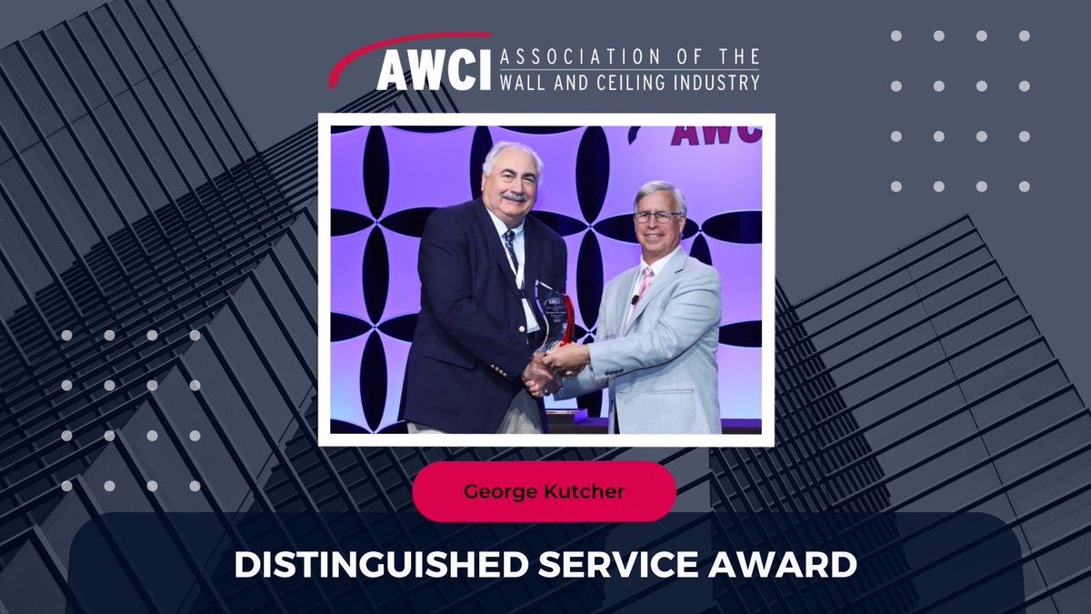 AWCI_INFO's tweet photo. Our Distinguished Service Award was presented to George Kutcher for his exemplary volunteer service. A constant for almost 30 years, Kutcher was involved with at least 15 committees, including the board of directors. Thank you George! #Award #leadership #excellence #AWCICon22 https://t.co/ddGSNoNpKu