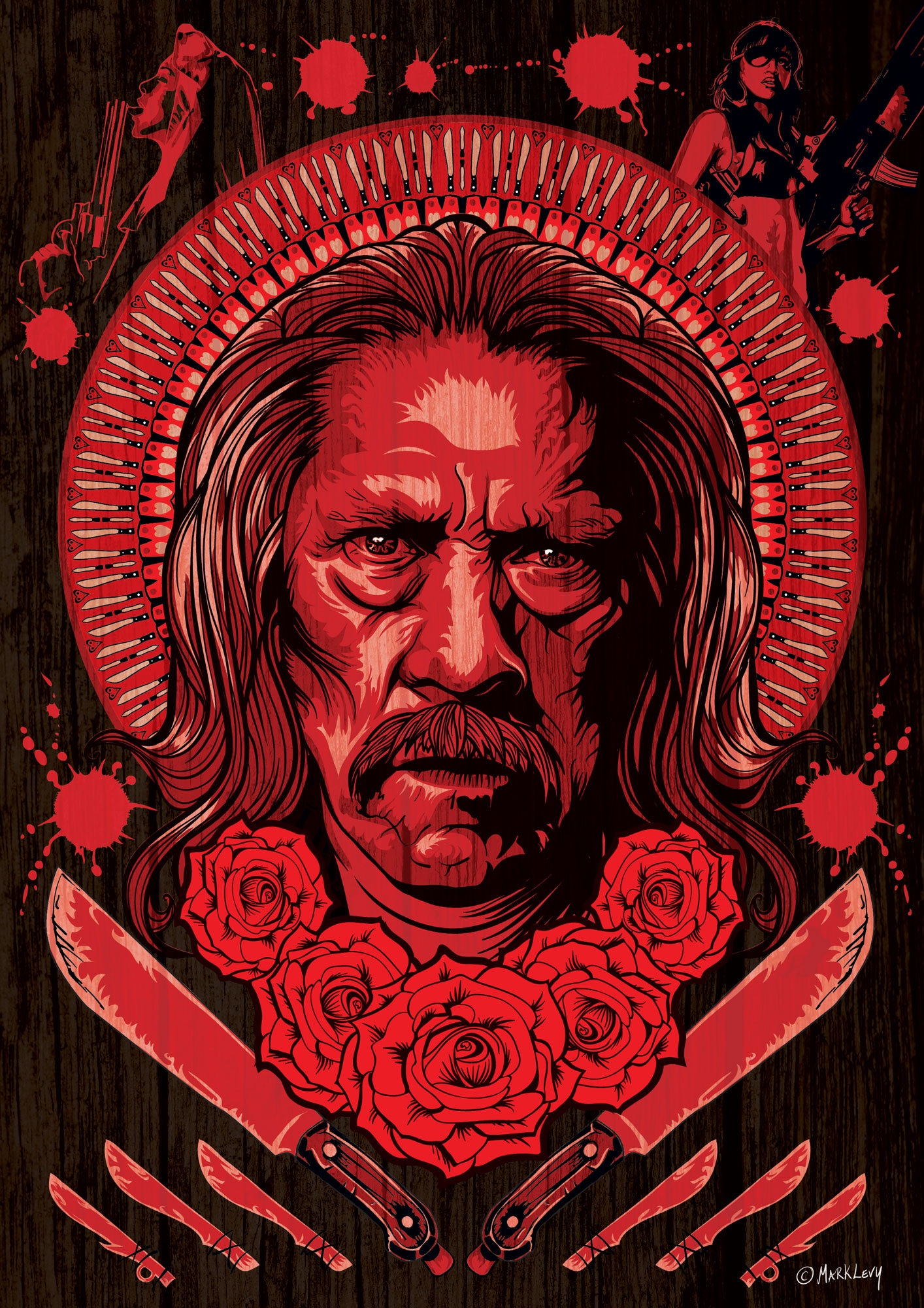 Happy Birthday Danny Trejo, who s 77 today!!!
Here s an old poster I did for Machete a while back. 
