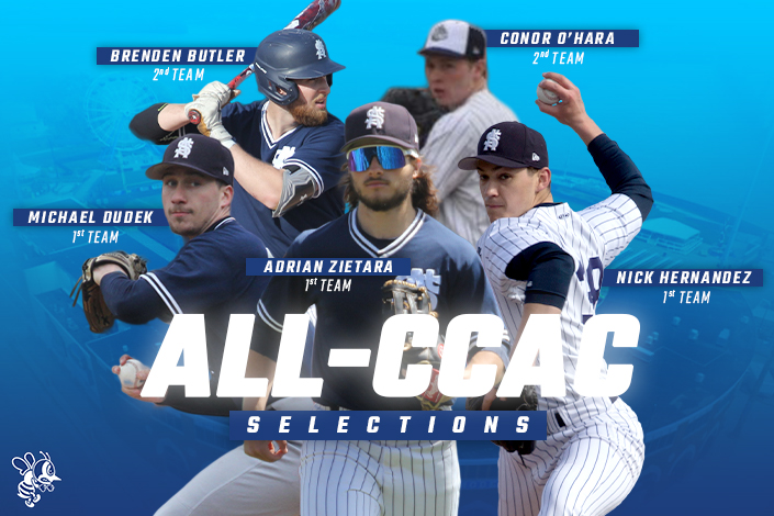 SAUBEES's tweet photo. Baseball: Butler, Dudek, Hernandez, O'Hara and Zietara named to all-CCAC teams
 - https://t.co/ke5m5SG2OV https://t.co/gln5tggdq5