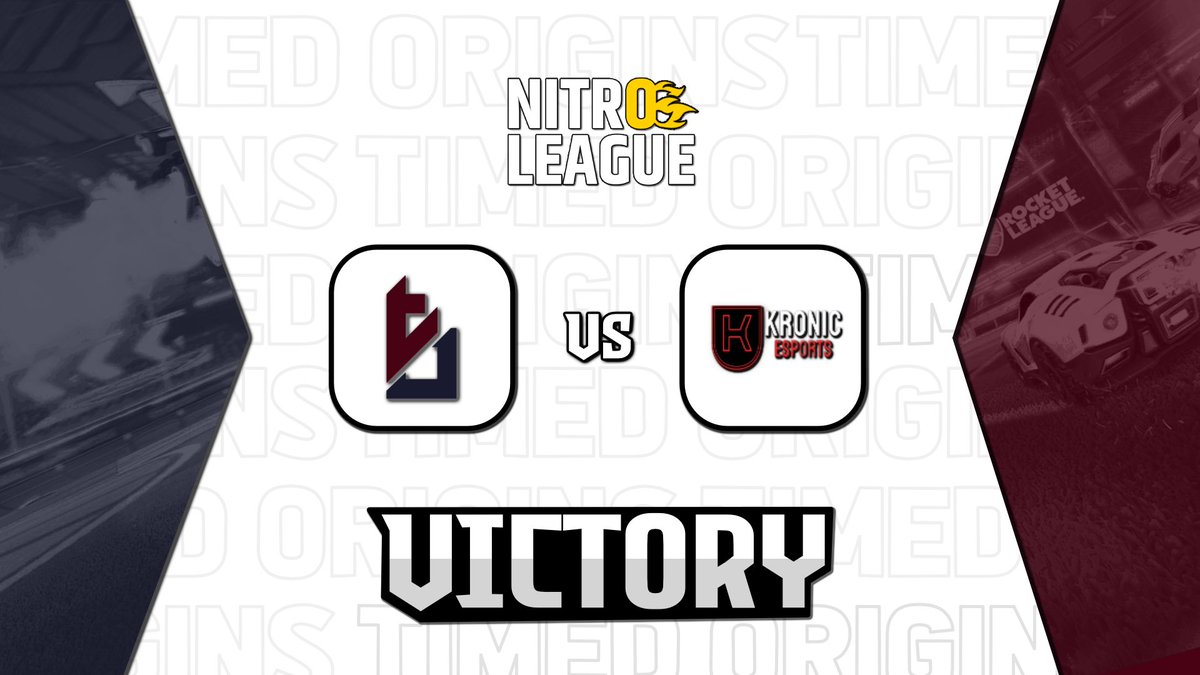[Update!]

Our Main Team started their <a href="/NitroLeagueRL/">Nitro League Legacy</a> journey strong.

They secured a 3:1 win in week 1 against <a href="/Kronic__eSports/">Kronic eSports</a> 🥳

#GG #knowyourorigin⏳