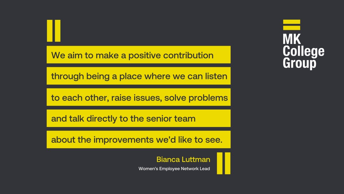Listening to our employee voice is essential to developing an inclusive.

Our Employee Networks make sure we have a diverse representation at the highest levels of the organisation, with each of our Networks sponsored by a Senior Leader.#

#BuildingFairerFutures