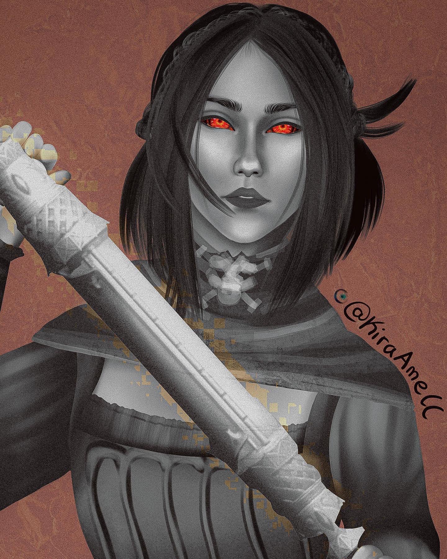 on Twitter: "Serana from Skyrim 🧛‍♀️ Actually, I'm not a big fan of vampires, but is different really beautiful, so I her 🥰 #serana #skyrim #fanart #DnD #dndcharacter #