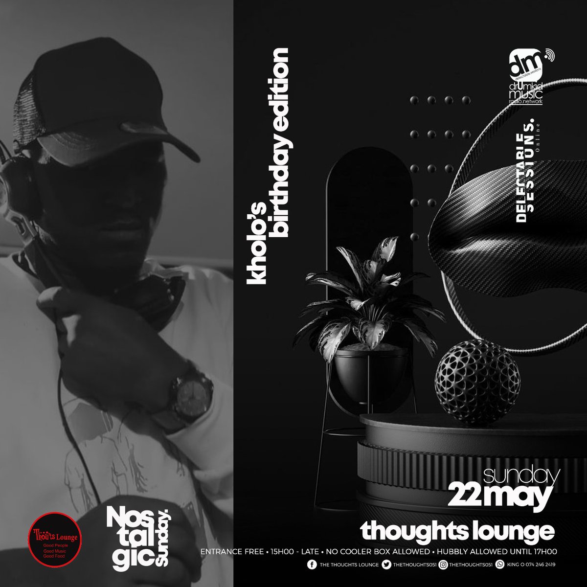 Another installment of Nostalgic Sunday at Thouts Lounge Bloemfontein... Come chill with us
