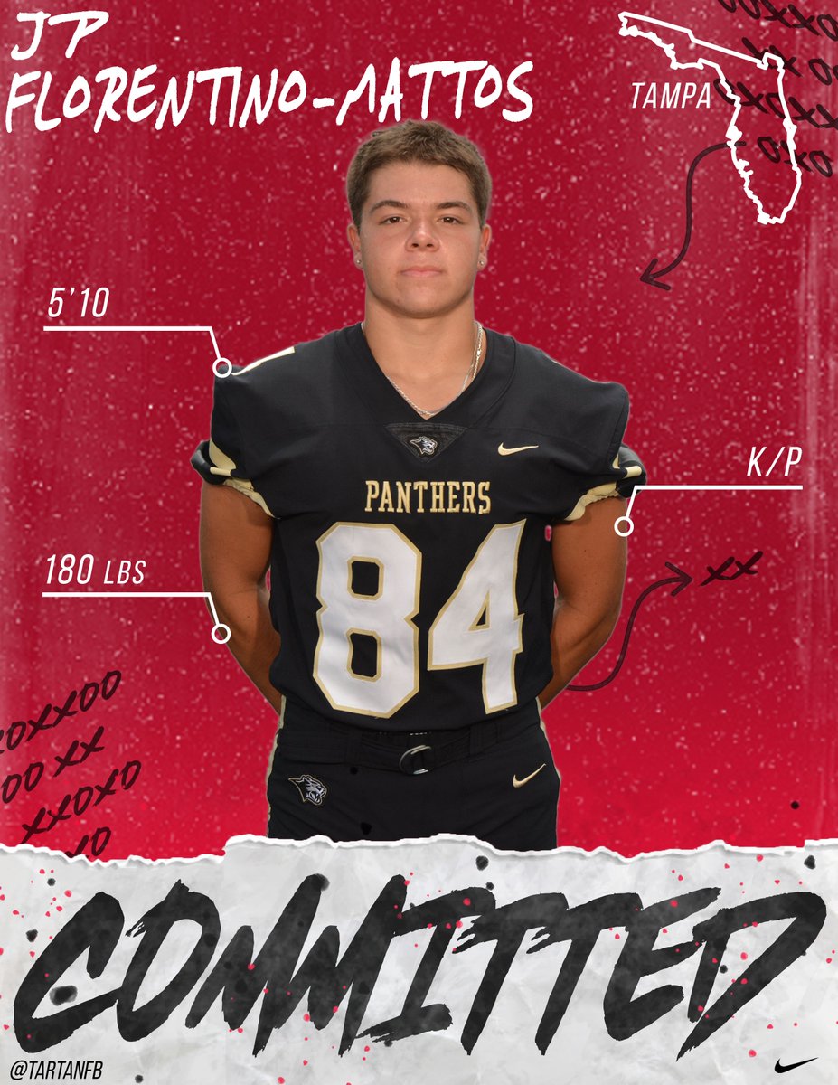 ❕❗️🚨#Dog22Inbound🚨❗️❕

👤: <a href="/JPFMATTOS1/">JP F Mattos</a>
🏈: K/P
🏠: <a href="/PlantFootball/">Plant Football</a>
📚: <a href="/teppercmu/">Tepper CMU</a>

#CODE | #BYB | #RDT | #TartanProud | #DieHardDogs