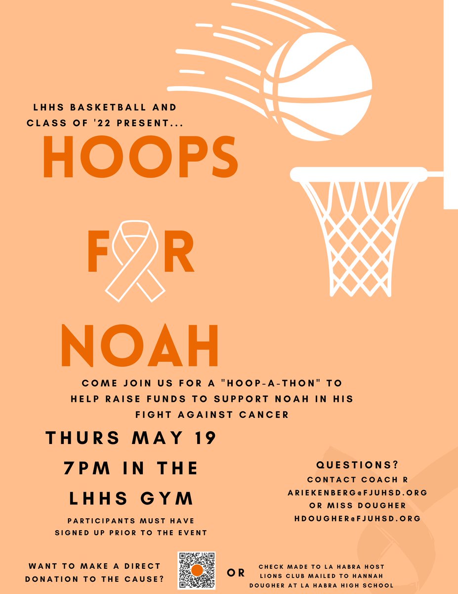 LHHS_Basketball's tweet photo. Please come join us this Thursday 
🏴󠁧󠁢󠁳󠁣󠁴󠁿🏀 All are welcome. Thank you to all our sponsors. It’s not too late. If you would like to sponsor a shooter DM for details #NoahStrong https://t.co/NcFepA9hHD