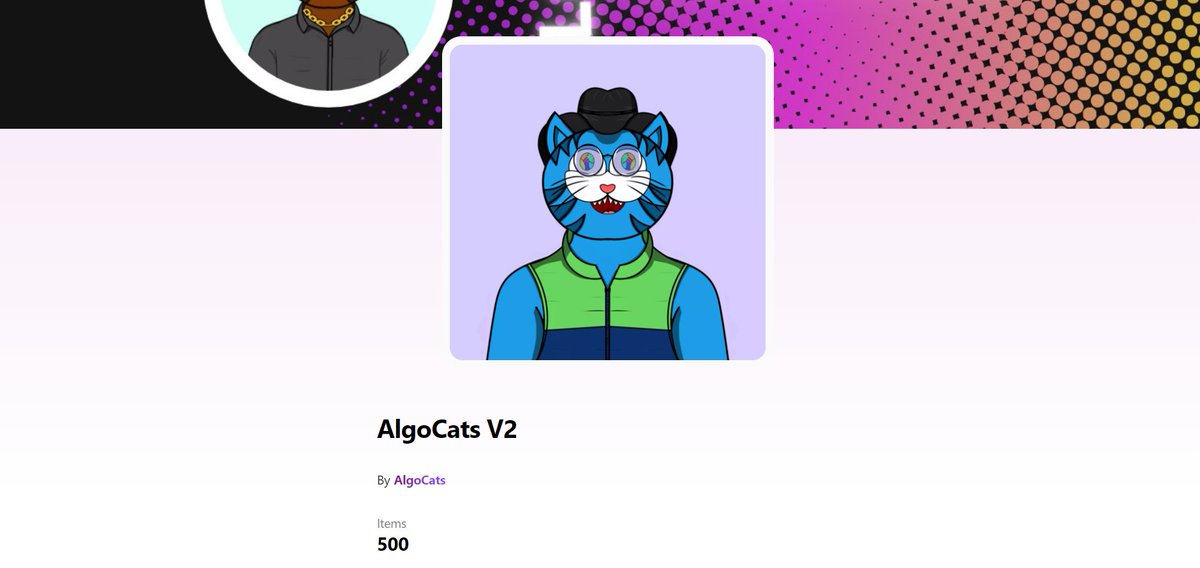 algo_cats's tweet photo. 🔥You can find us now on @NFTSpace_cloud too🔥
🔥They are trying to help users to discord #AlgoNFTs and engage with creators🔥
⬇️See our collection here ⬇️
https://t.co/kkMv5KPKDz
#Algorand #AlgoNFTs #AlgoNFT #AlgorandNFTs #algofam https://t.co/EJQTeDzAv6