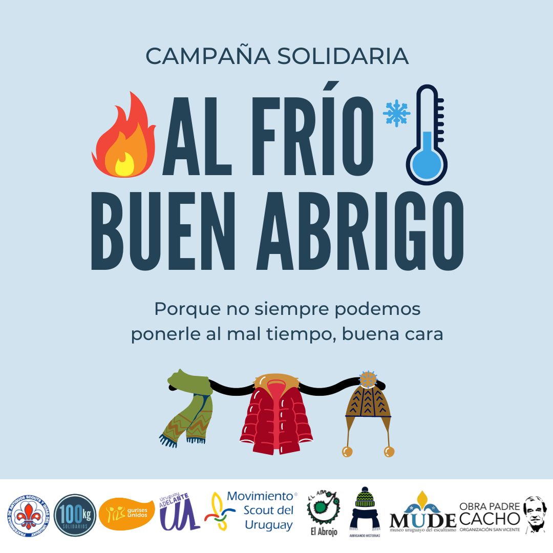 MScoutUy's tweet photo. El frío ya se empezó a sentir y para paliar sus efectos necesitamos que la campaña de recolección de donaciones que lanzamos la semana pasada, tenga mayor difusión.

Nos ayudan con un RT? 🔄🔄🔄 https://t.co/GPyYMPBaho