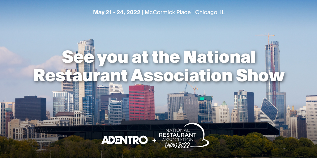 See you on Saturday, Chicago! We're proud to be the Official WiFi Sponsor of this year’s National Restaurant Association Show! Stop by our booth #6464 for daily giveaways or set up a time to meet with us during the show: adentro.com/c/national-res… #2022restaurantshow