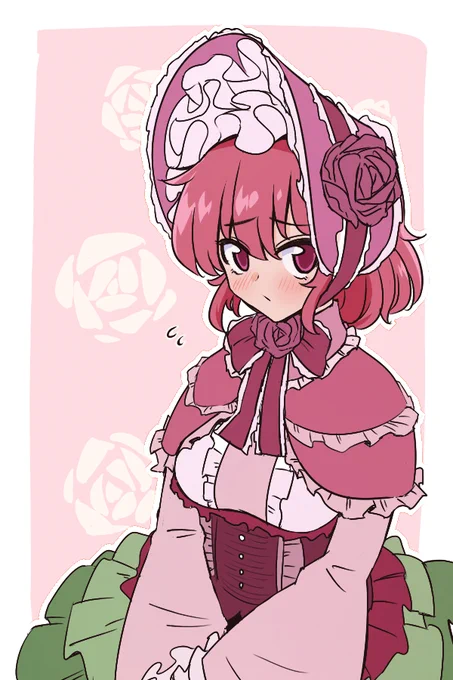 華扇ちゃんとゴス風を組み合わせたと言い張るやつです 