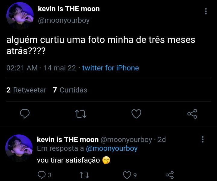 kmoonsays's tweet photo. MoonBae Au! — Paper Rings 

Jacob finalmente aceita ir a uma festa da faculdade, um rapaz prende sua atenção entre os amigos e decide procurá-lo nas redes sociais;

depois de mais uma noite louca de festa, Kevin recebe notificação de um like em fotos antigas de seu insta. https://t.co/RYiaSE4yme
