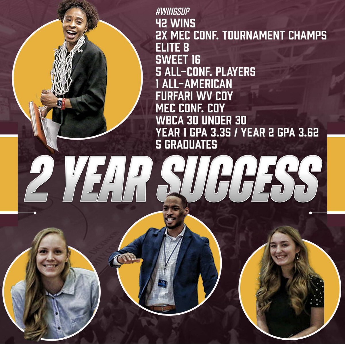 ucwv_wbb's tweet photo. In her first two years here at UC @CoachTKelly21 and staff have been off to a great start. Here is to a busy off season and hopes of a even better third year! https://t.co/vcTFUXOfv8