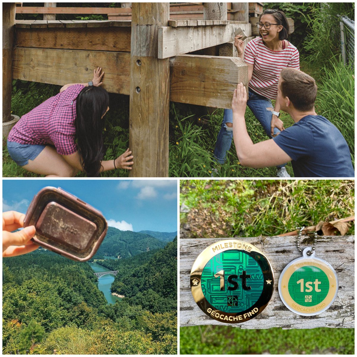 GoGeocaching's tweet photo. 🔎 Do you remember your first find? 🔎
✍️ Tell us about it below! ✍️ We may feature your reply in an upcoming blogpost.
Whether you’re just getting started or you’ve been at it for years, everyone’s got a #geocaching origin story. What’s yours?
#FirstFind https://t.co/ZJoOypgovq